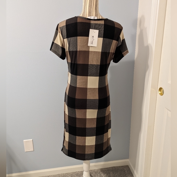 My Bump Women's Maternity Bodycon Causual Short Sleeve Mama Dress - Picture 3 of 5